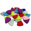 5pcs 3cm Color Felt Picks Durable Heart Shaped Picks for Guitar Ukulele Bass Musical String Instrument Performance Accessories