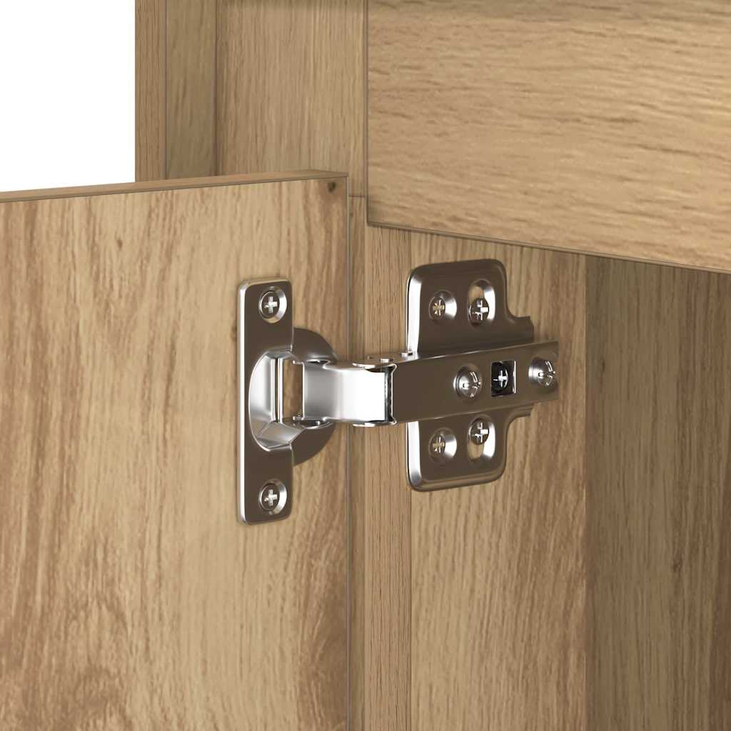 Nightstand Set of 2 Artisan Oak Finish 44 x 34.5 x 45 cm Engineered Wood