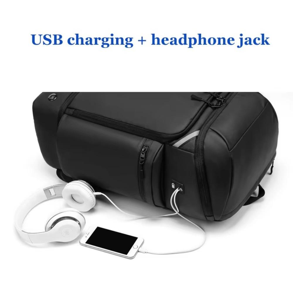 Hoge Kwaliteit 45L Reizen Rugzak USB Opladen Waterdicht Laptop Rugzak met Schoenenzak Grote Capaciteit Trekking Rugzak