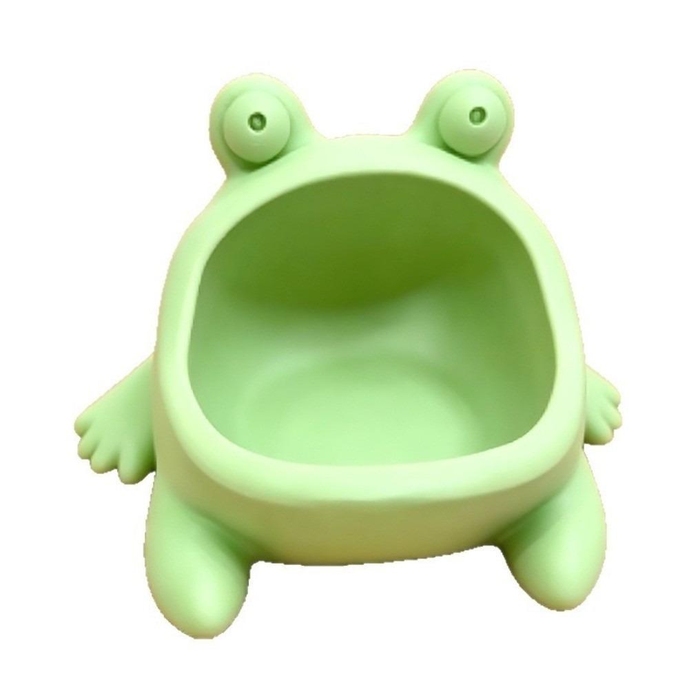 Caja de Almacenamiento Rana Boca Grande Adornos Soporte para Anillos Plato Creativo para Joyería Bandeja Regalo