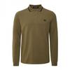 Fred Perry Men's Double Tipped Collar Long-Sleeved Polo Shirt