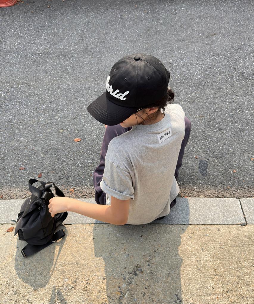 ONRIDPROJECT Applique Twill Logo Ball Cap - Black