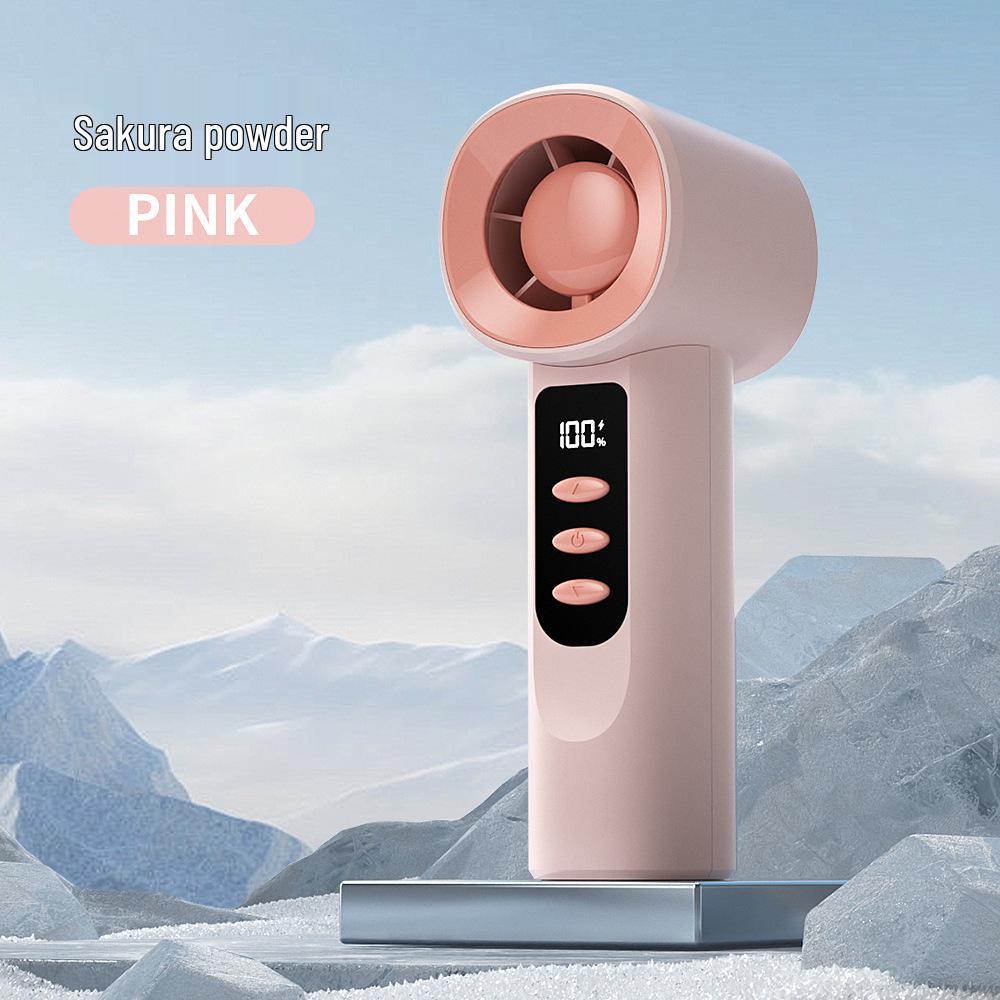 High-Speed Handheld USB Rechargeable Mini Fan – Portable Outdoor Electric Display Fan
