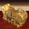 Copper Animal Golden Toad Pulling Wealth Three-legged Toad Ornament Home Office Decor