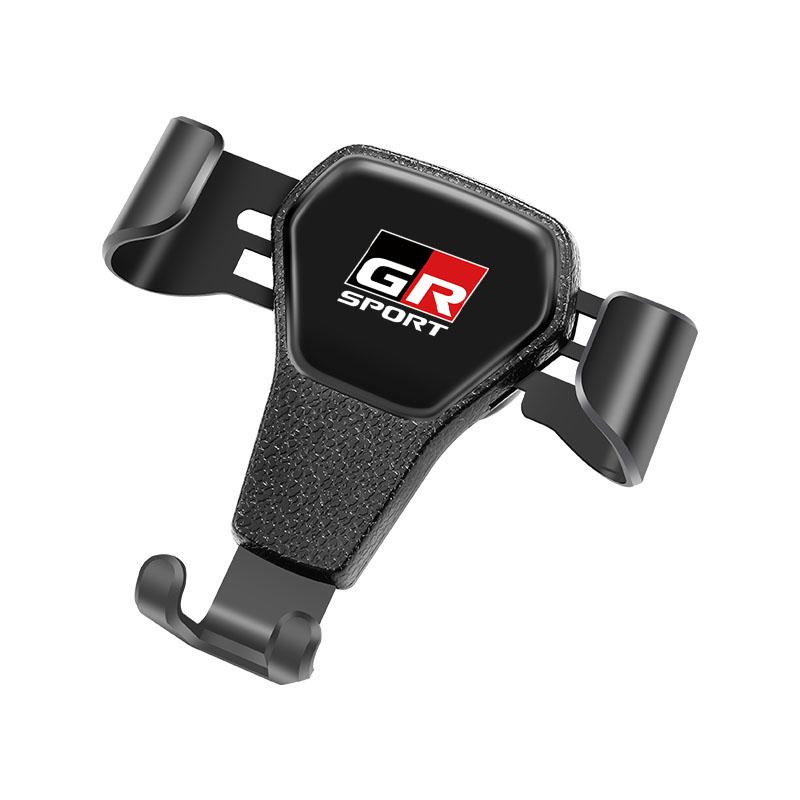 Gravity Car Phone Holder Air Vent GPS Support Stand Keyring For Toyota 86 Camry RAV4 CHR Prius Auris Yaris Prado Hilux Corolla