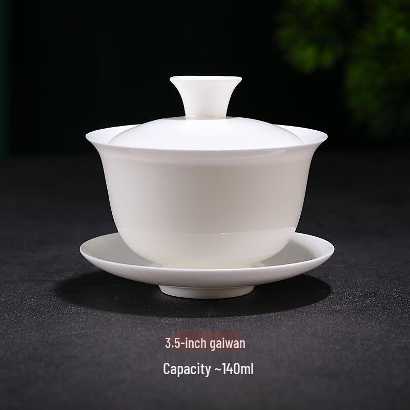Yuzhuxun Ultra-Thin Bone China Gaiwan Teacup