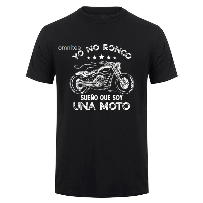 Motorcycle Biker TShirt Funny Spanish Sayings Cotton Unisex Unisex Cotton Streetwear Tee Shirt Short Sleeve Unisex Tops HJ002