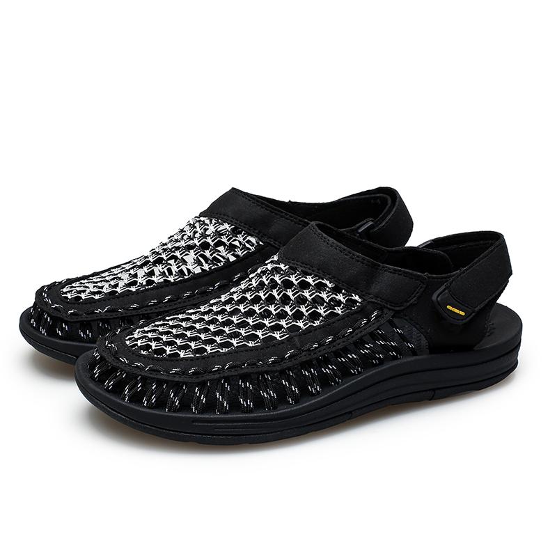 Summer New High Quality Sandals Men's Brand Designer Fashion Casual Outdoor Waders Hand-woven Beach Sandals For Men Large Size