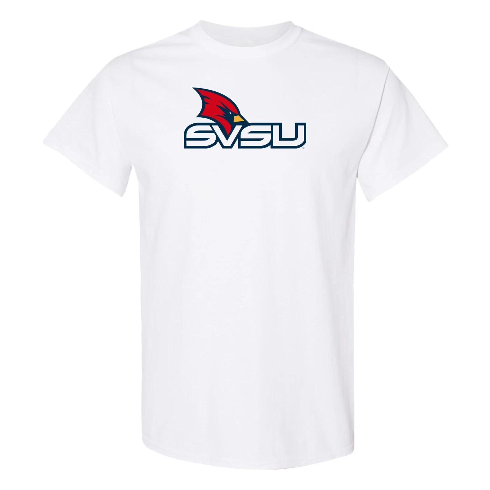 Saginaw Valley State SVSU Cardinals Primary Logo - University T Shirt- White S