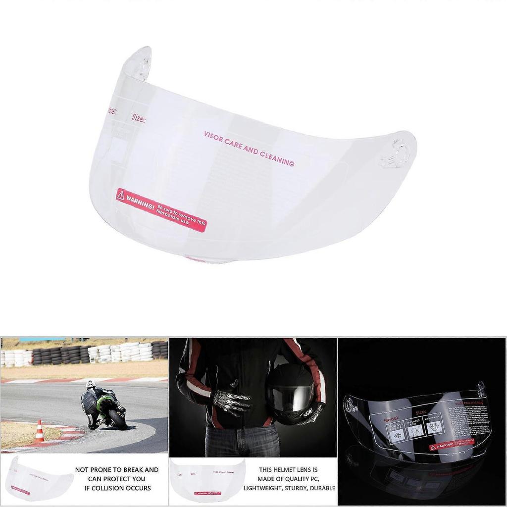 Motorcycle Helmet Visor Lens Windshield Replacement for AGV K5 K3SV (Transparent)