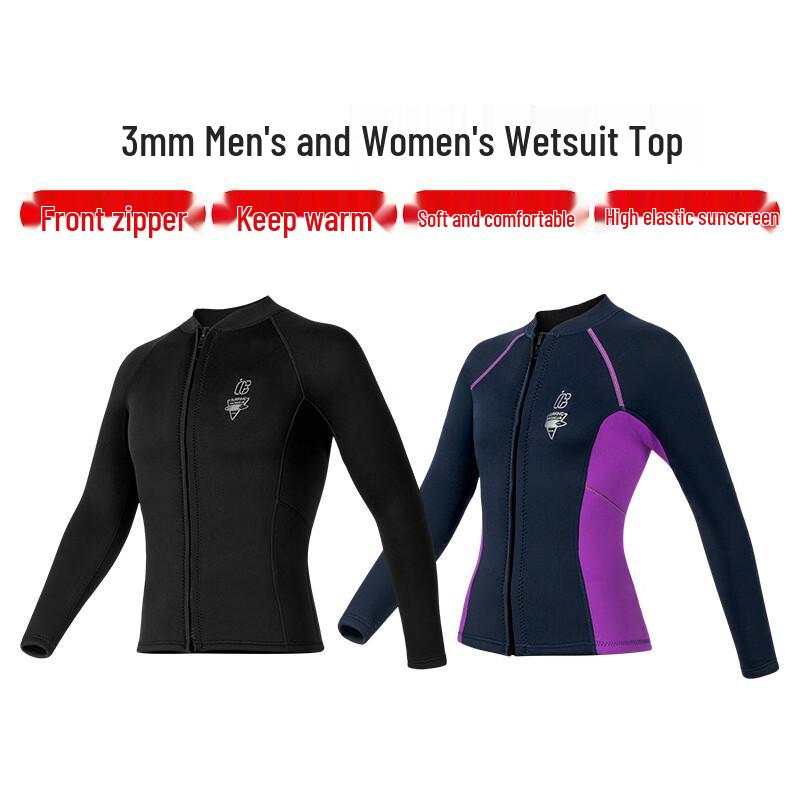 Longchan 3mm Diving Wetsuit Long-Sleeve Top