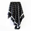 Wave headscarf women's artificial silk scarf 90 large square scarf satin shawl scarf