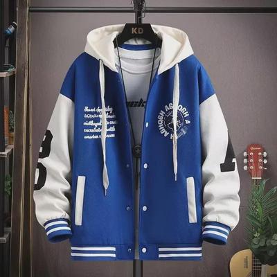 2023 Heren Herfst Cardigan met Capuchon: Stijlvol High School Baseballjack voor Jongens