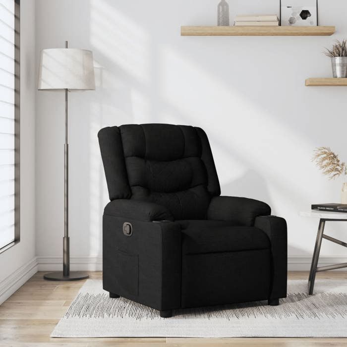 VidaXL Fauteuil Inclinable, Chaise avec Repose-pieds, Siège avec Dossier et Accoudoirs, Meuble de Salle de Séjour, Moderne, 374129