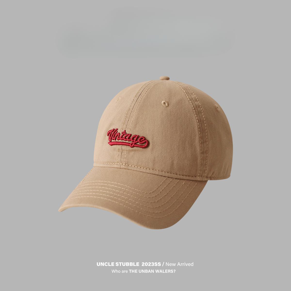 

Большая шляпа с уткой Бейсболка с широкими полями и большим обхватом головы Розовая надпись Солнцезащитная шляпа Вышивка Лицо Маленькая шляпа с козырьком Утка Мужская Adjustable