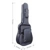 Jumbo Guitar Gig Fits and Guitars with 12mm Foam Bag, Backpack-Style, 42- 43-inch (Jumbo Type), Filling, (Gray)