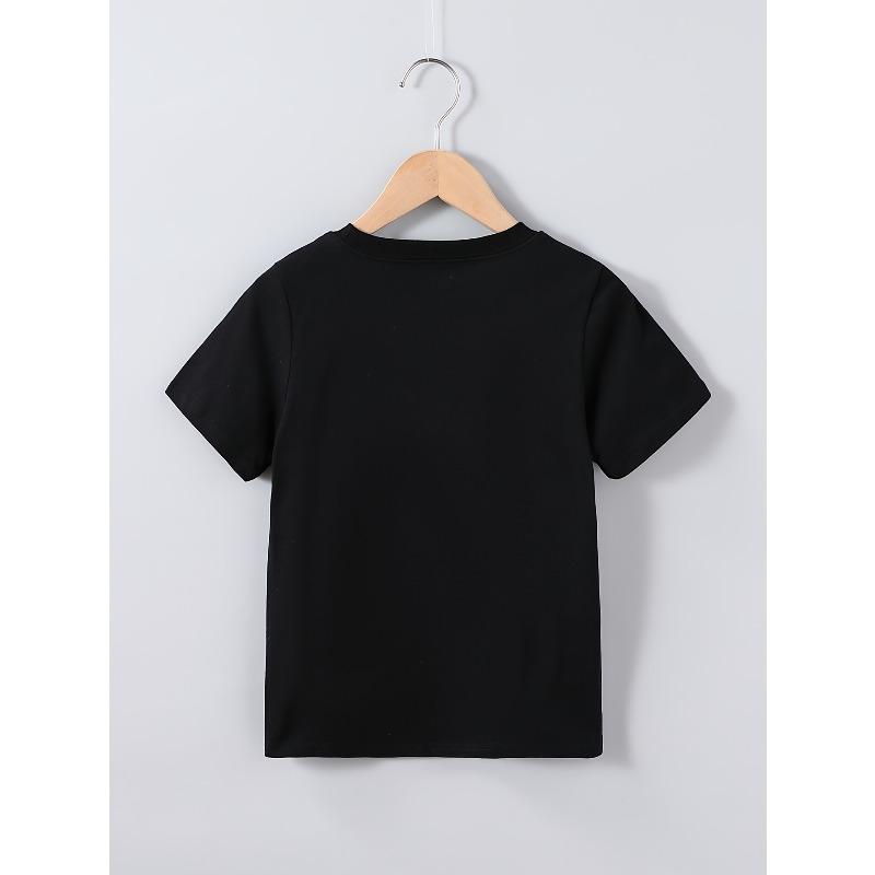 Kids Summer Short-Sleeve T-Shirt with a 'Shark Driving' Print