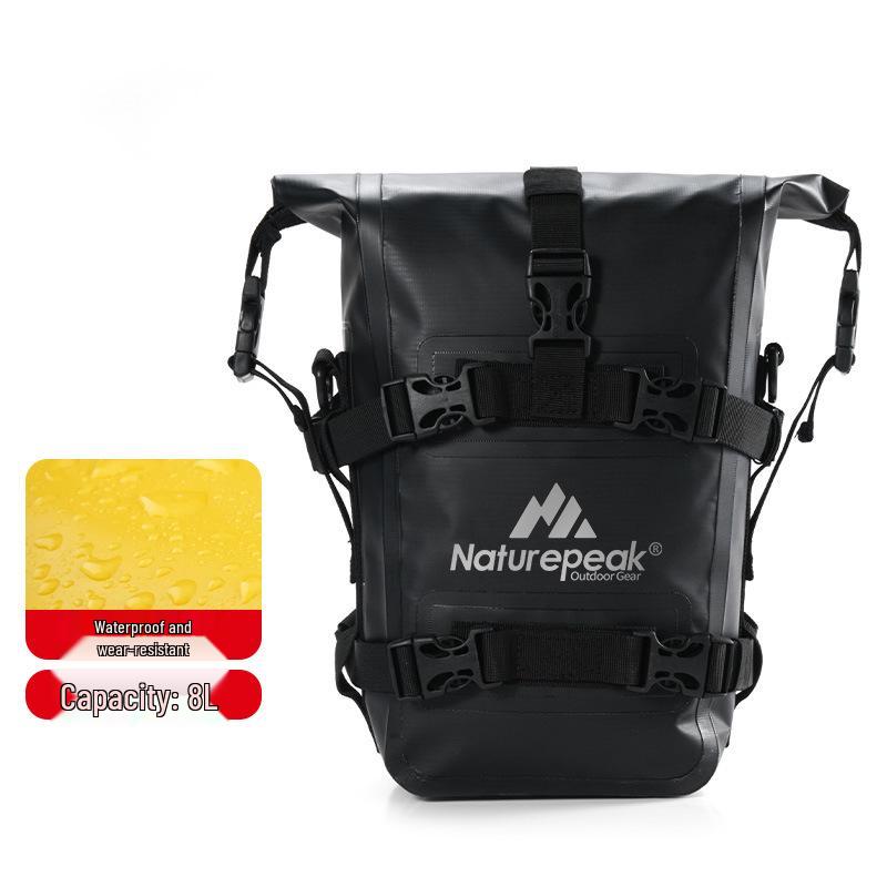 Naturepea Waterproof Motorcycle Saddlebag and Multi-functional Riding PVC Backpack