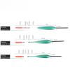 Fishing Float Long-distance Casting Thicker Eye-catching Big Buoyant Fishing Bobbers 10pcs A Set