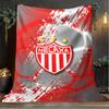 1PC Soccer Player Printed Soft Flannel Blanket Throw for Adult Bedroom Living Room Sofa Camping Travel Fan gifts Christmas Gifts