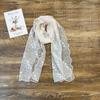 New Lace Embroidery Lace Scarf Literary Yarn Elegant Long Scarf Korean Style Embroidery Scarf Elegant