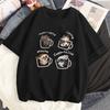 Cartoon Cat Tshirt Girl Comfortable Pastel Punk Gothic T-shirt Pastel Grunge Streetwear Anime Classic Y2k