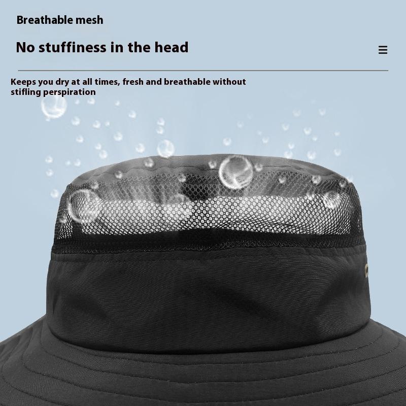 Dry Quick Oversize Bucket  Hat Cap for Men  Big Head  Outdoor Fishing Sun Hat Large Size Boonie Hat  Panama 55-59cm 60-63cm