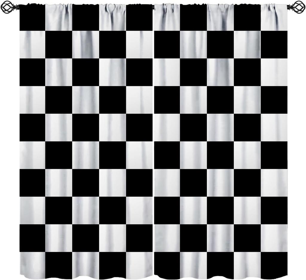 Room Darkening American Football Curtains Men Teens Cool Ball Sporty Theme Art Printed Window Drapes Kids Boys Bedroom Living Curtain Polyester