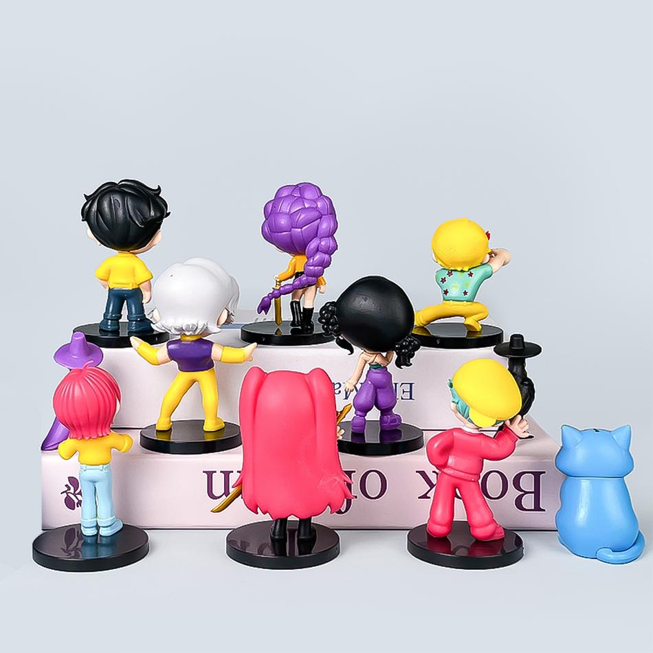 NEW 10pcs/set Witch Huntress Squad Figure Model Toy Cartoon Gaming Peripherals Desk Decoration Collection Figures Model Toy Gift