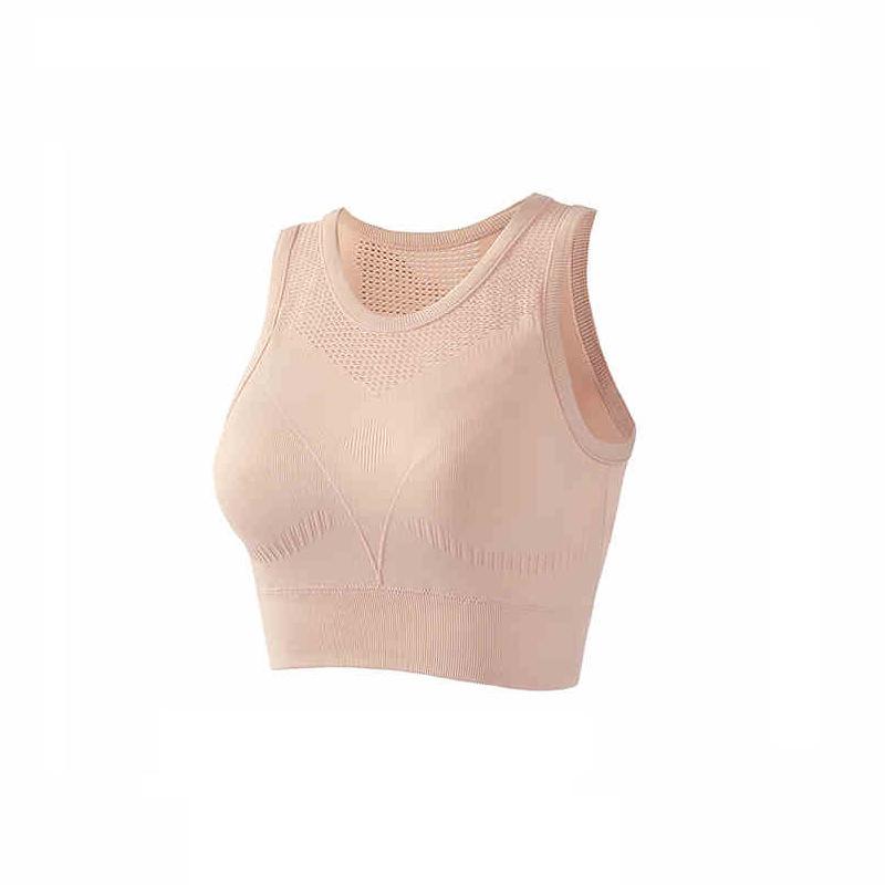 JOOMON High-End Women's Breathable Mesh Yoga Vest and Sports Bra