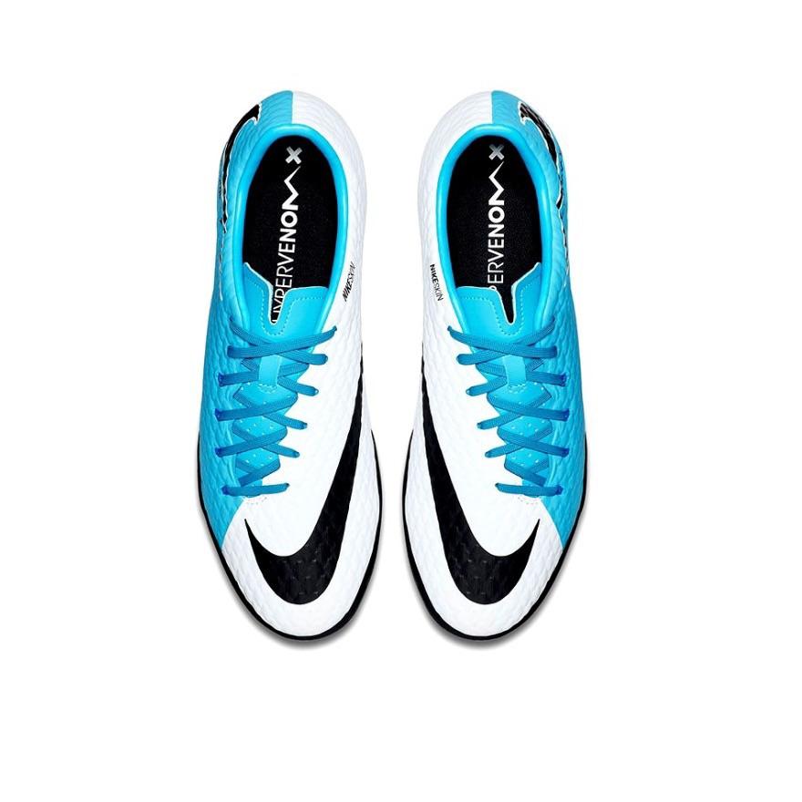Nike Hypervenom Phelon III Turf Football Shoes Men Football Shoes Blue Black 852562-104