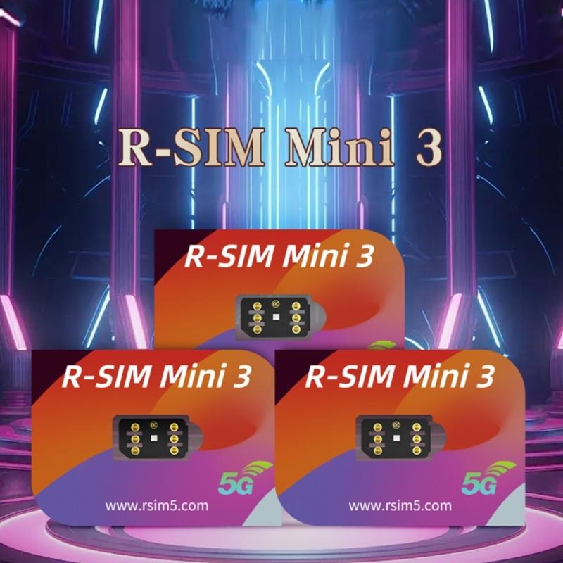 Dual-SIM-kompatibel Mini3 Entsperrkarte Aufkleber ABS Entsperrkarte Aufkleber Schnelles Telefon Entsperren für Telefon 13 To