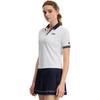 FILA Fitted Quick-Dry Knitted Tennis Polo Shirt Women tops A51W623101F-ZA