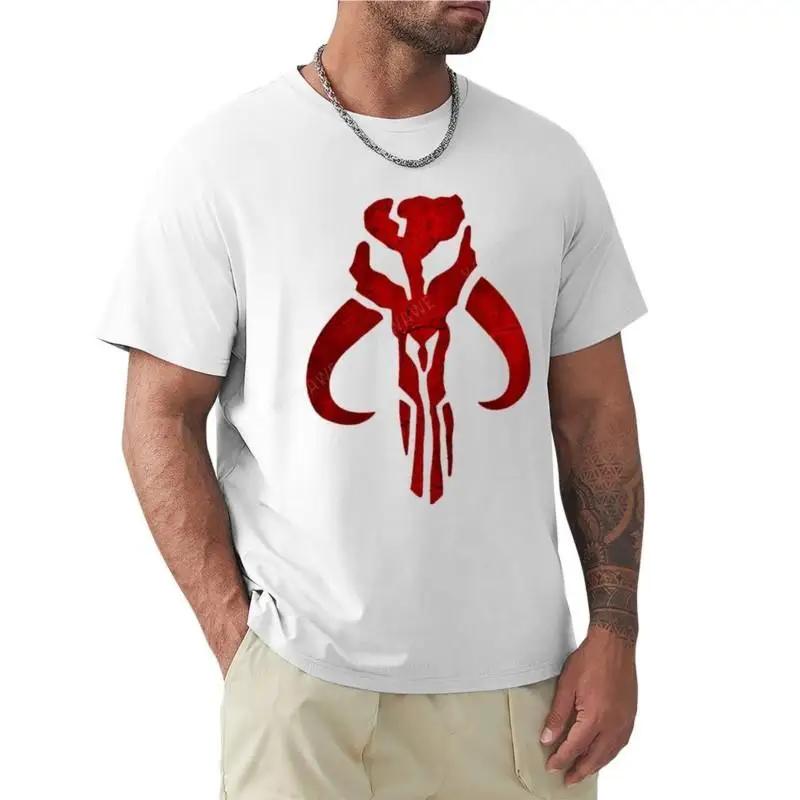 Mando Logo Red T-Shirt Sweat Shirts Short Sleeve Aesthetic Clothes Customized T Shirts Men T Shirt