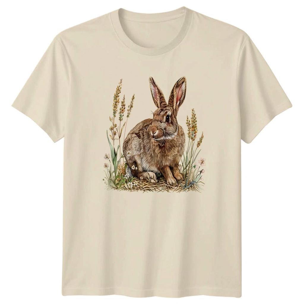 Rabbit T-Shirt Spring Wildlife Nature 2026 Birthday Gift For Him And Her