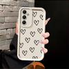 Case for Samsung Galaxy A16 A71 A72 A15 A23 A56 A34 A12 A13 A35 A36 A26 A32 A53 A54 A51 A73 Phone Cover Cartoon Flower Love