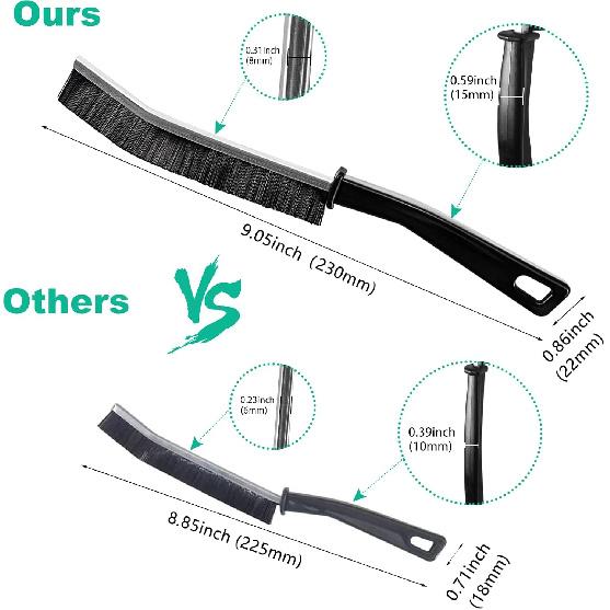 Crevice Cleaning Brush, Hard Bristle Crevice Cleaning Brush, Multifunctional Cleaning Brush, Gap Cleaning Brush, Grout Brush, Crevice Cleaning Tool