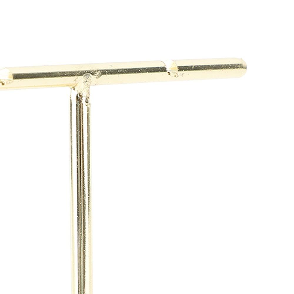 4pcs Slotted Jewellery Display Stand Metal Necklace Organizer Stand For Store Counter