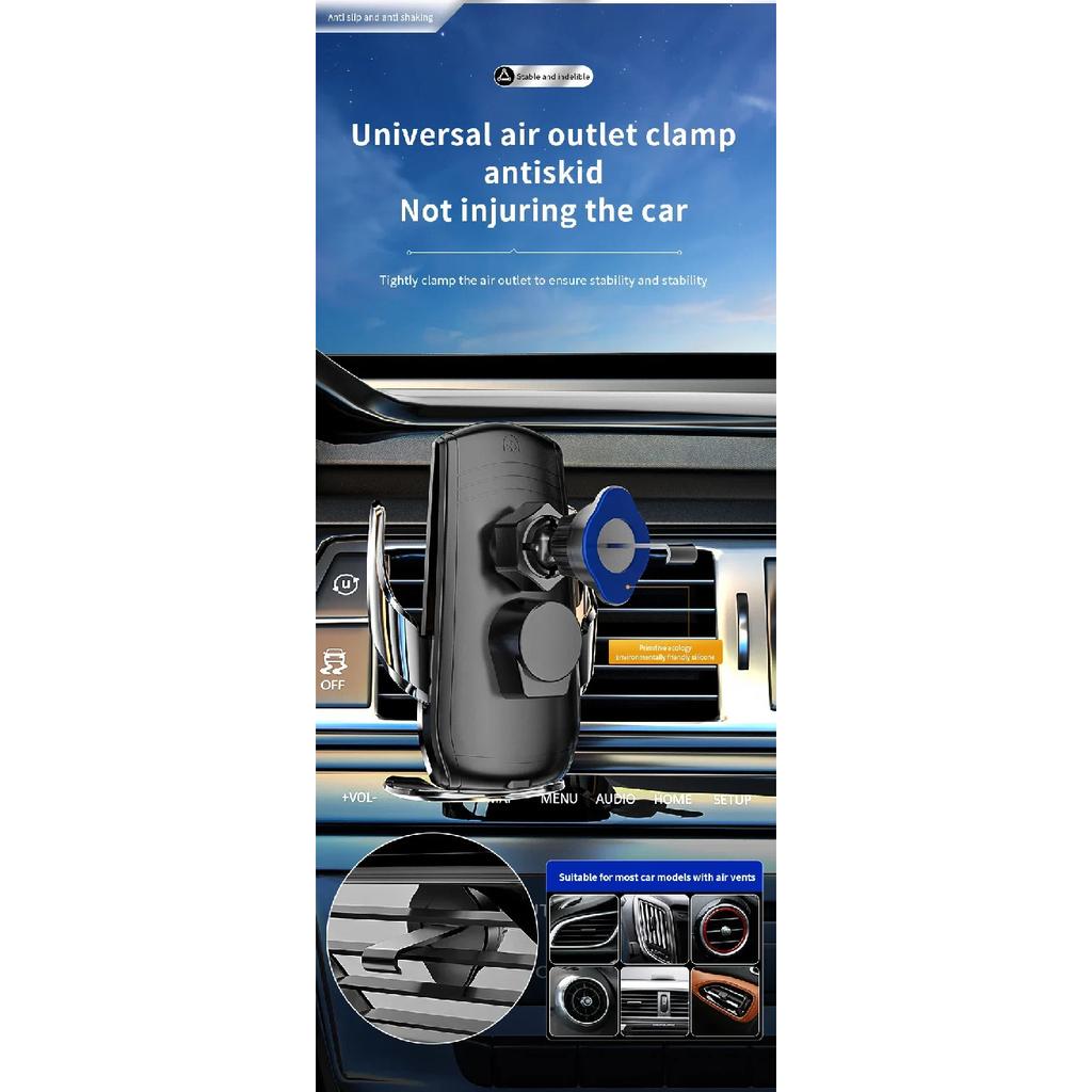 Car Wireless Charger Automatic Car Phone Holder Infrared Induction for iPhone 14 13 12 Xiaomi Samsung 15W Fast Charging Station