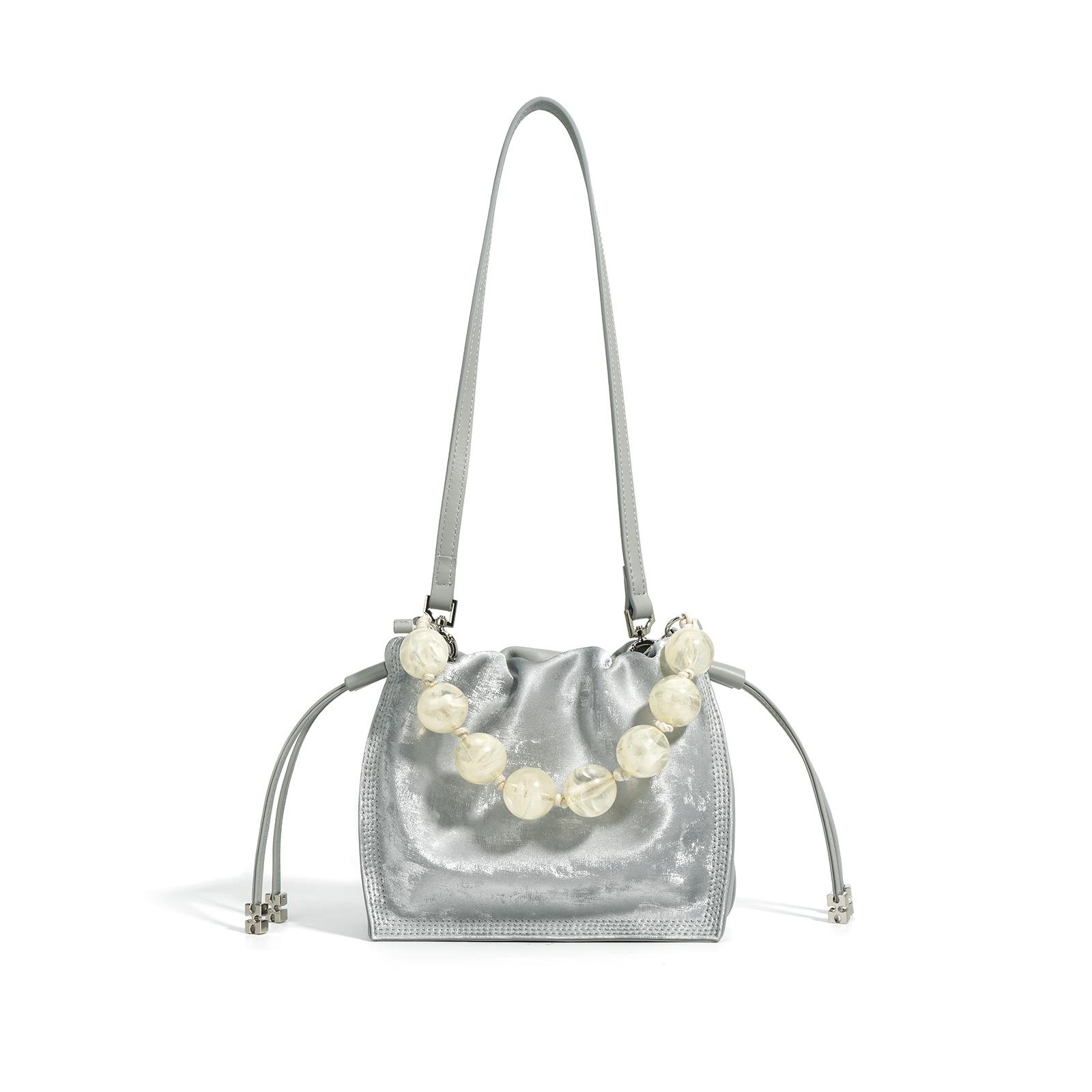 

Сумка-мессенджер из коровьей кожи, повседневная популярная сумка, текстурированная серебристая сумка-мессенджер для мобильного телефона серебряный