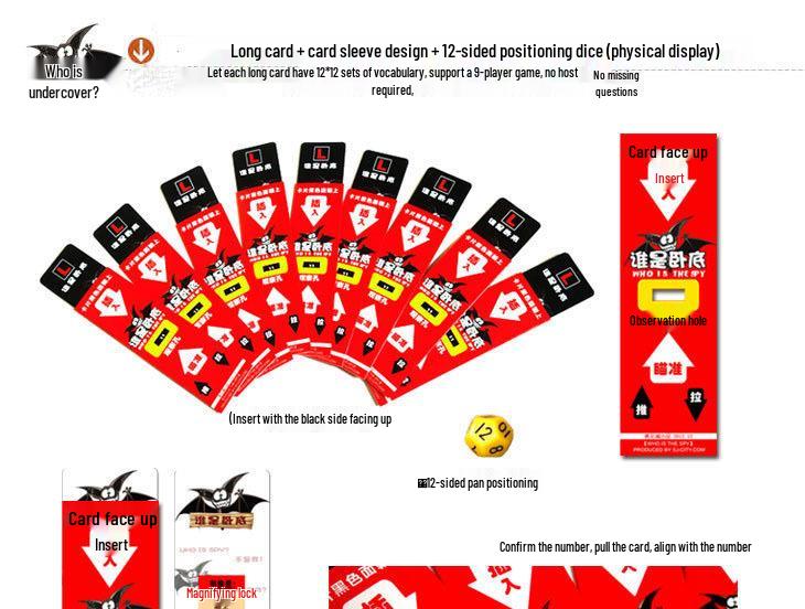 Good View City Undercover Deluxe: Party Card Game Set