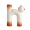 European Style Cat Ceramic Flower Vase Living Room Table Art Flower Arrangement Container Creative Desktop Hydroponic Container