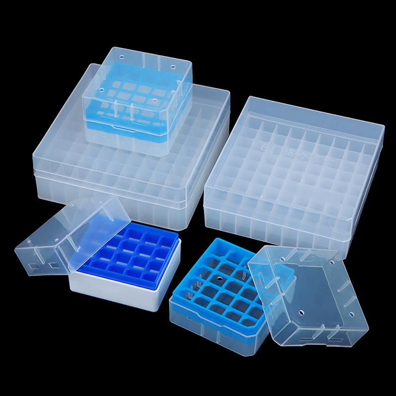 Test Tube Holder Centrifuge Tube Rack Box With Cover Centrifugal Tube Support