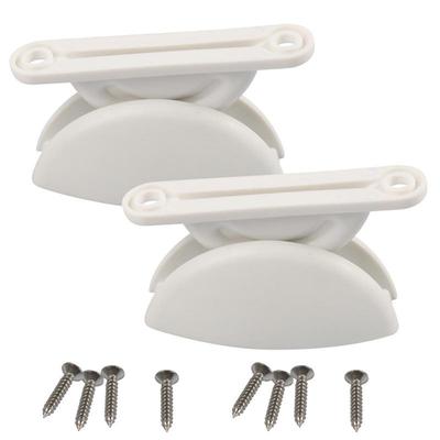 RV Door Stop Latch 2pcs Semi-Circular Limiter Catch For RV Door Damage Proof RV Door Stop Latch With Good Toughness