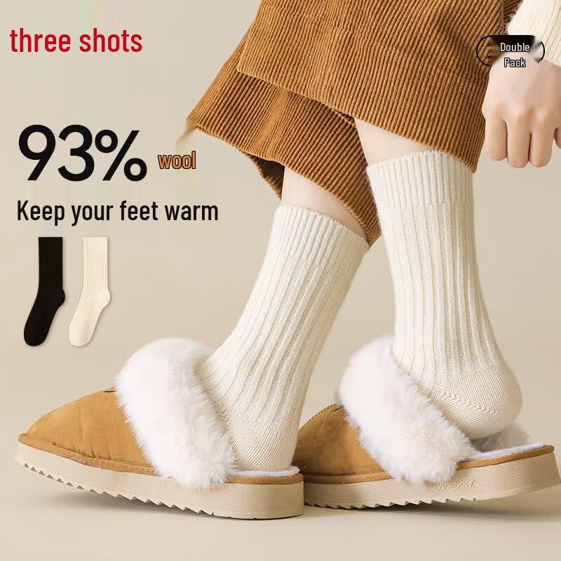 Three Guns Women s Velvet Series Wool Blend Thermal Socks One Size