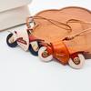 Motorcycle Bag Pendant Faux Leather Mini Motorcycle Backpack Charm Handmade Decorative Keychain Charm Gift