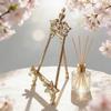 Tabletop Frame Stand Ornate with Crowned Golden Finish-Tone