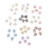 50 Pcs Nail Crystal Rhinestones 10 Types Multi Shapes Jewels Stones Sparkle 3D Nail Art Charms for