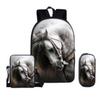 Backpack Trendy Backpack European and American Retro School Bag Fourth Grade Bag