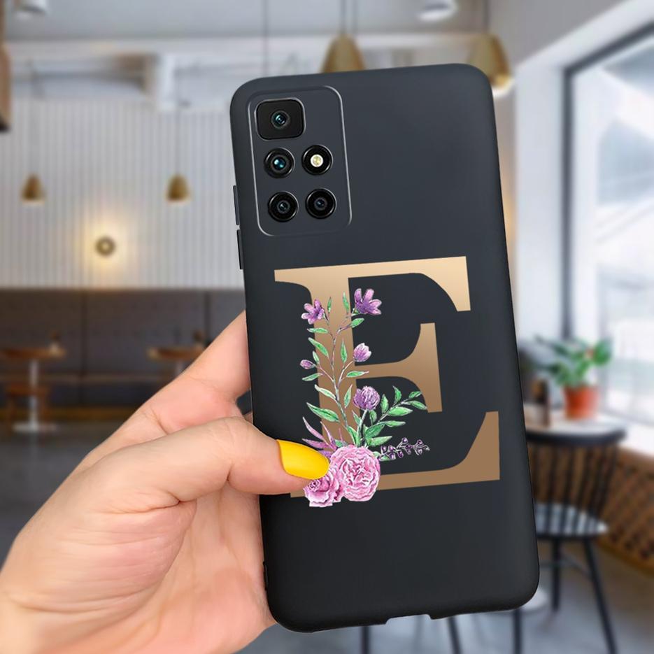 For Xiaomi Redmi 10 Case Simple Fashion Letters Cover 6.5'' Silicon Soft TPU Case For Xiaomi Redmi 10 Redmi10 Coque Funda Bumper